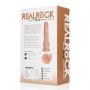 Wibrator realistyczny RealRock z jądrami 18 cm cielisty - 5