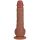 Wibrator realistyczny RealRock z jajami cielisty 18 cm