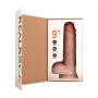 Wibrator realistyczny RealRock z jajami cielisty 25 cm - 2