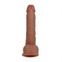 Wibrator realistyczny RealRock z moszną cielisty 25 cm - 7