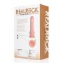 Wibrator realistyczny rotujący z jądrami RealRock 20,5 cm cielesny - 3