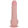 Wibrator realistyczny rotujący z jądrami RealRock 20,5 cm cielesny - 6