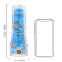 Masturbator RealRock Easy Rider niebieski TPE 21,5 cm - 9