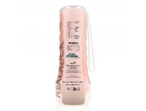Masturbator waginalny RealRock Easy Rider cielisty TPE 21,5 cm - 3