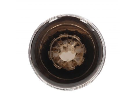 Masturbator teksturowany RealRock TPE czarny 21 cm - 9