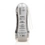 Masturbator teksturowany RealRock TPE czarny 21 cm - 3