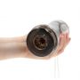 Masturbator teksturowany RealRock TPE czarny 21 cm - 8