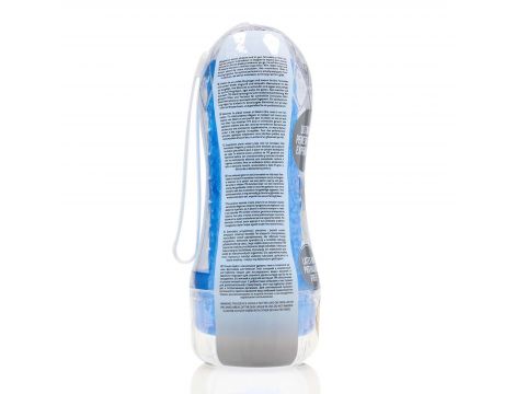 Masturbator teksturowany RealRock niebieski 21 cm - 5