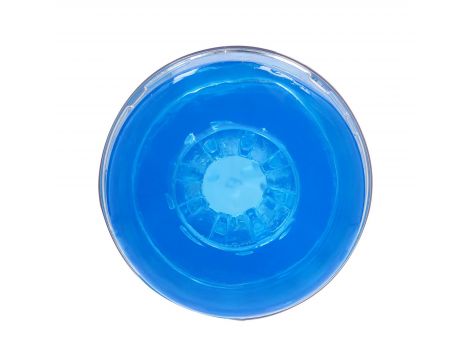 Masturbator teksturowany RealRock niebieski 21 cm - 4