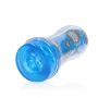 Masturbator teksturowany RealRock niebieski 21 cm - 8