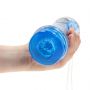 Masturbator teksturowany RealRock niebieski 21 cm - 9