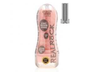 Masturbator teksturowany RealRock TPE 21 cm