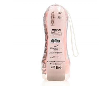 Masturbator teksturowany RealRock TPE 21 cm - 4