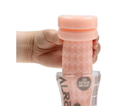 Masturbator teksturowany RealRock TPE 21 cm - 5