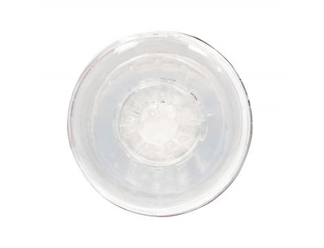 Masturbator teksturowany Easy Rider RealRock transparentny 21 cm - 6