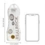 Masturbator teksturowany Easy Rider RealRock transparentny 21 cm - 8