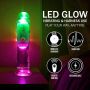 Wibrator LED RealRock przezroczysty TPE 16,5 cm - 6