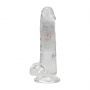Wibrator realistyczny RealRock z jądrami przezroczysty 16.2 cm - 3