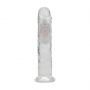 Wibrator realistyczny RealRock przezroczysty 20 cm - 2
