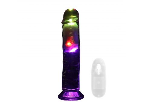 Wibrator realistyczny RealRock przezroczysty 22 cm - 4