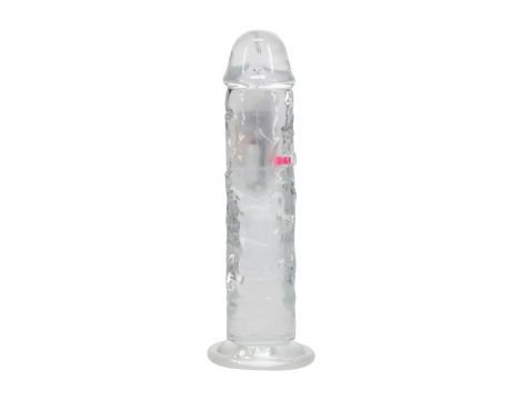 Wibrator realistyczny RealRock przezroczysty 22 cm - 3
