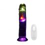 Wibrator realistyczny RealRock przezroczysty 22 cm - 5