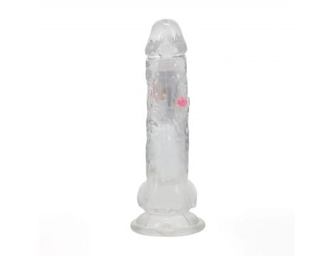 Wibrator realistyczny RealRock przezroczysty 22,5 cm - 5