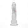 Wibrator realistyczny RealRock przezroczysty 22,5 cm - 6