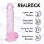 Realistyczne dildo z jądrami RealRock różowe 12,7 cm - 6