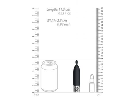Twinkle - Rechargeable Silicone Bullet - Black - 4