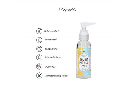 Lubrykant na bazie wody S-Line Squirt Me All Over 100 ml - 3