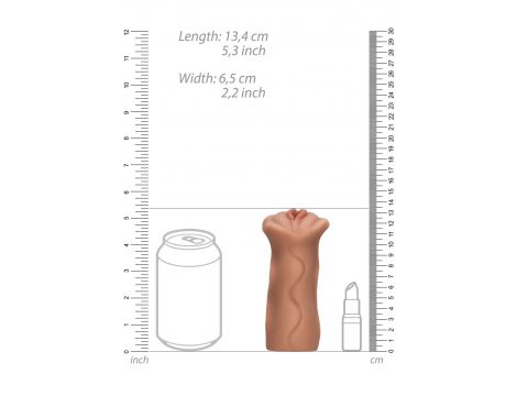 Masturbator French Maid S-Line cielisty TPR 13 cm - 6