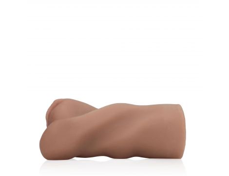 Masturbator waginalny Nauczycielka S-Line opalony TPR 10 cm - 5