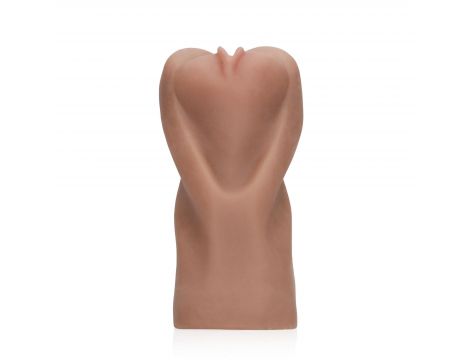 Masturbator waginalny Nauczycielka S-Line opalony TPR 10 cm - 2