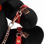 Królik bondage pluszowy S-Line welwetowy duży czarny - 8