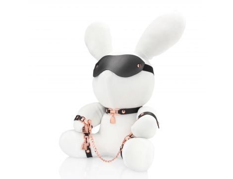 Pluszowy królik bondage S Line aksamitny duży biały - 5