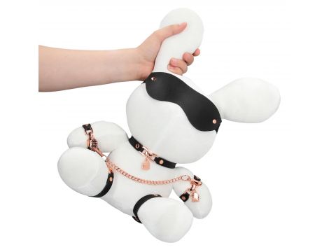 Pluszowy królik bondage S Line aksamitny duży biały - 7