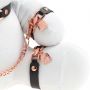 Pluszowy królik bondage S Line aksamitny duży biały - 5