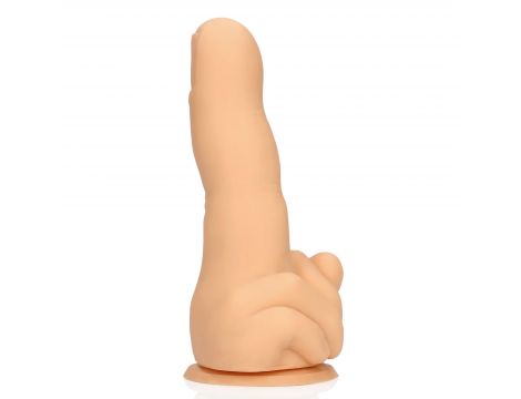 Zabawne dildo silikonowe S-Line Up Yours cieliste - 4
