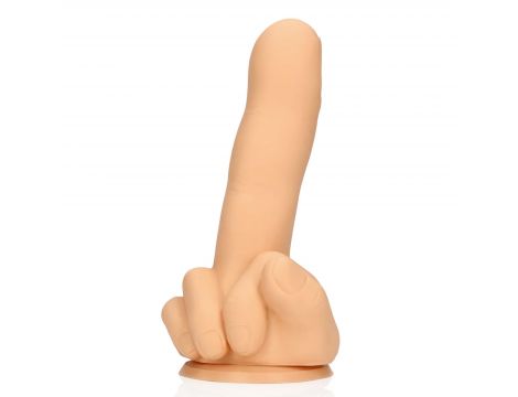 Zabawne dildo silikonowe S-Line Up Yours cieliste - 7