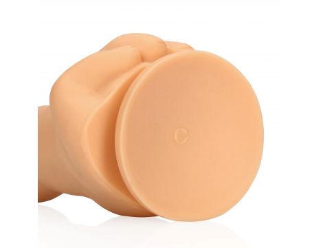 Zabawne dildo silikonowe S-Line Up Yours cieliste - 6