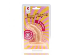 Dildo palcowe Cum Over S Line cieliste