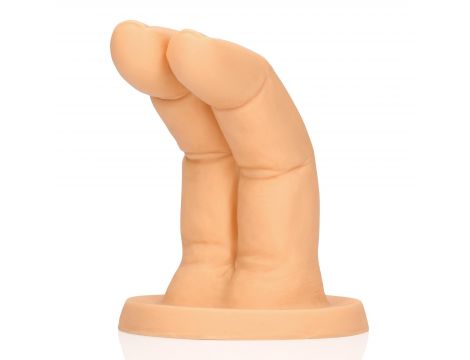 Dildo palcowe Cum Over S Line cieliste - 2