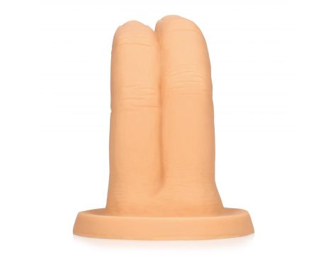 Dildo palcowe Cum Over S Line cieliste - 9