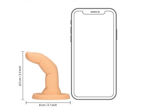 Dildo palcowe Cum Over S Line cieliste - 11