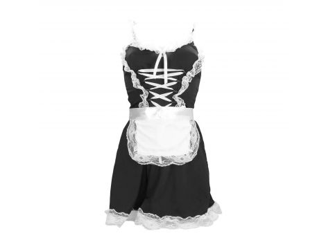 French Maid Costume - S/M - Black - 7