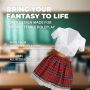 Schoolgirl Costume - S/M - White - 5