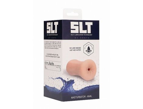 Masturbator analny samolubrykujący SLT cielisty TPE - 3