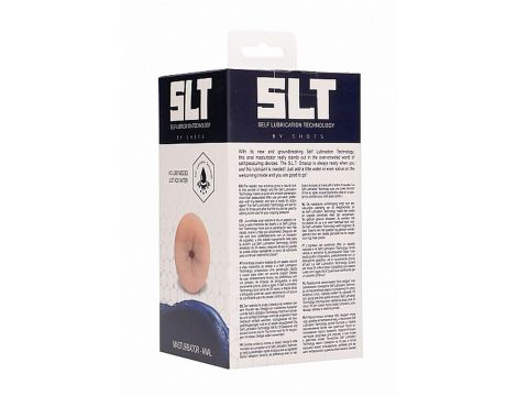 Masturbator analny samolubrykujący SLT cielisty TPE - 5