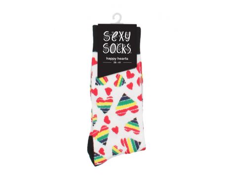 Skarpetki Sexy Socks Happy Hearts 36 41 - 4
